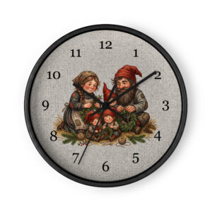 Norwegian Santa Family - Making Evergreen Wreaths