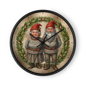 Nordic Gnome Couple - Gold Sunburst
