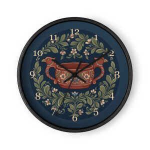 Norwegian Rosemaling - Painted Bird Head Kjenge