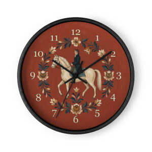 Norwegian Rosemaling - Horse and Rider