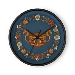 Norwegian Rosemaling - Horse Head Kjenge