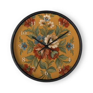 Norwegian Rosemaling - Østerdal Folk Art, Warm Ochre