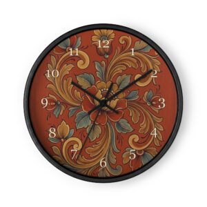 Norwegian Rosemaling - Numedal Folk Art, Red Ochre