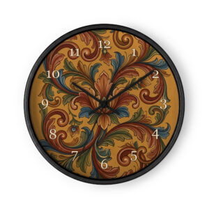 Gudbrandsdal Rosemaling - Ochre Floral Scrolls