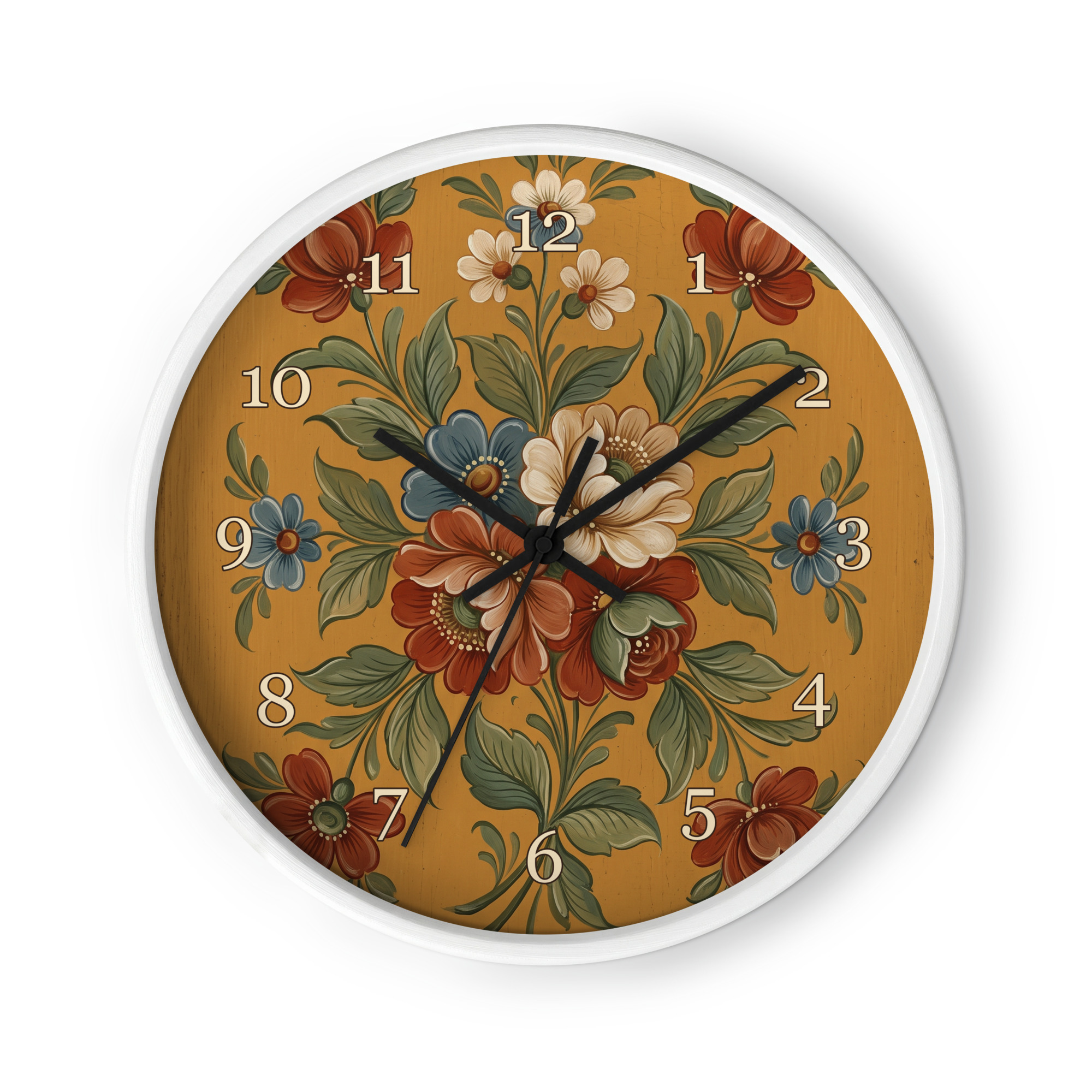 Norsk rosemaling - Østerdal-stil, varm oker - Bilde 2