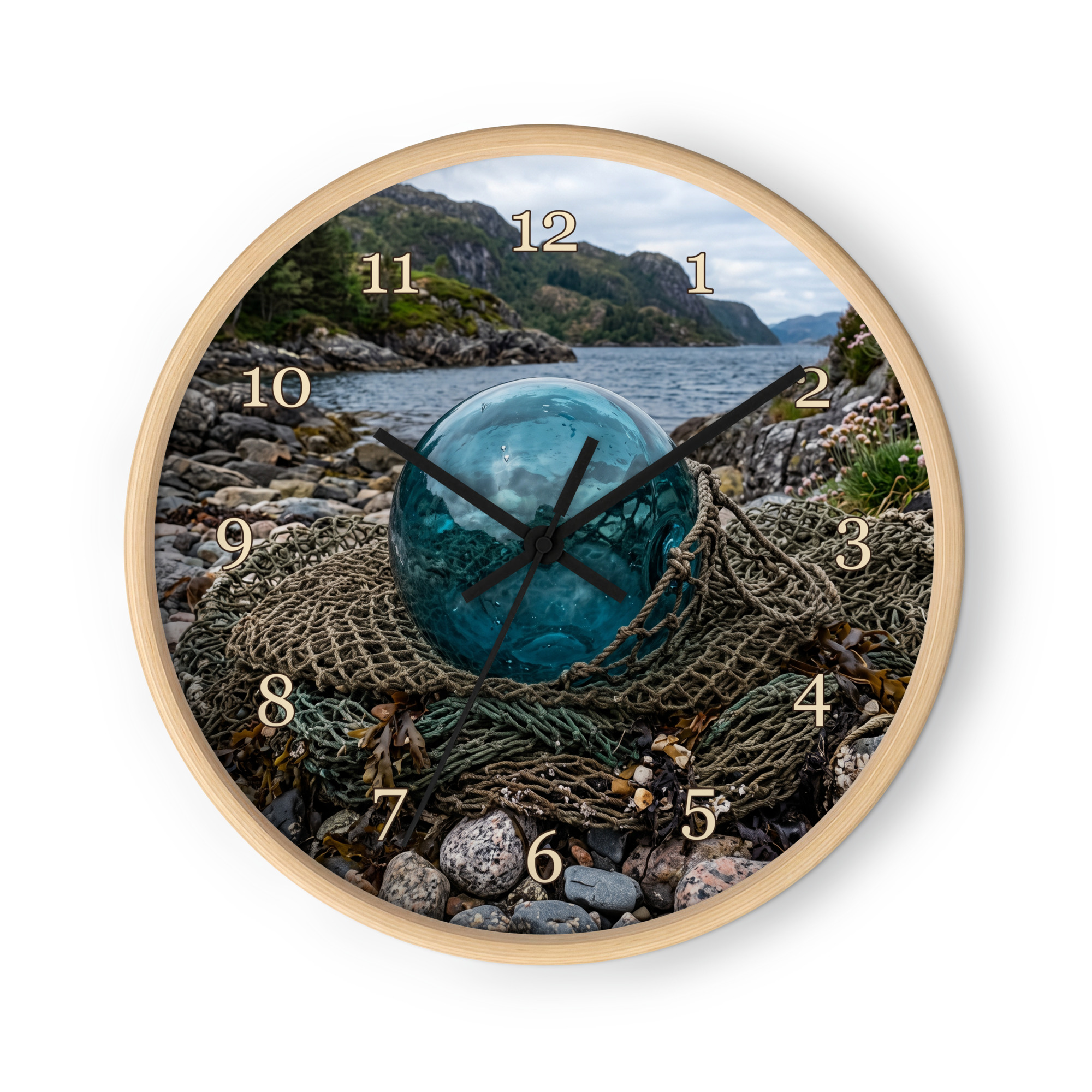 Orbe de pêche en verre norvégien – Image 3