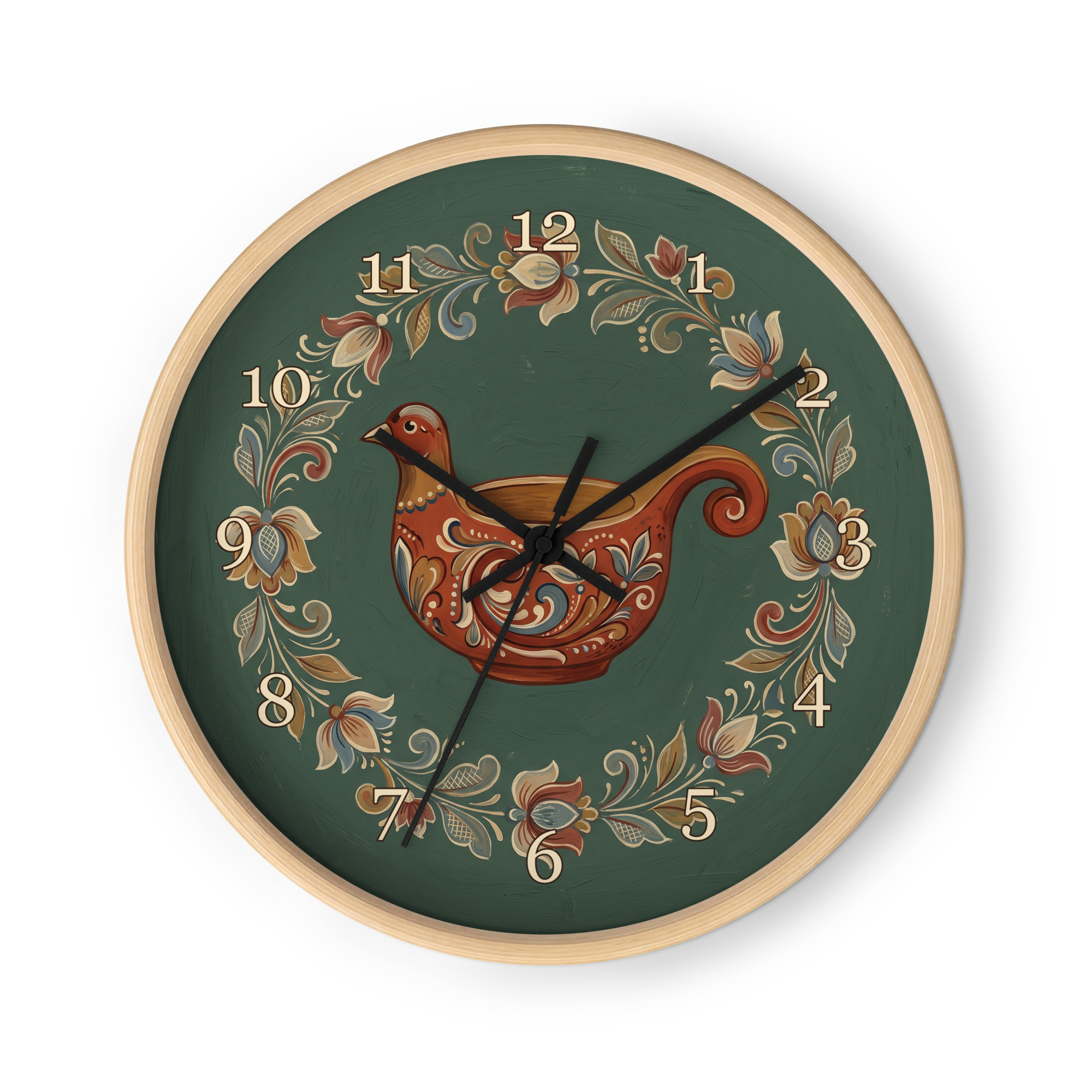 Norsk rosemaling - Fuglekjenge - Bilde 3