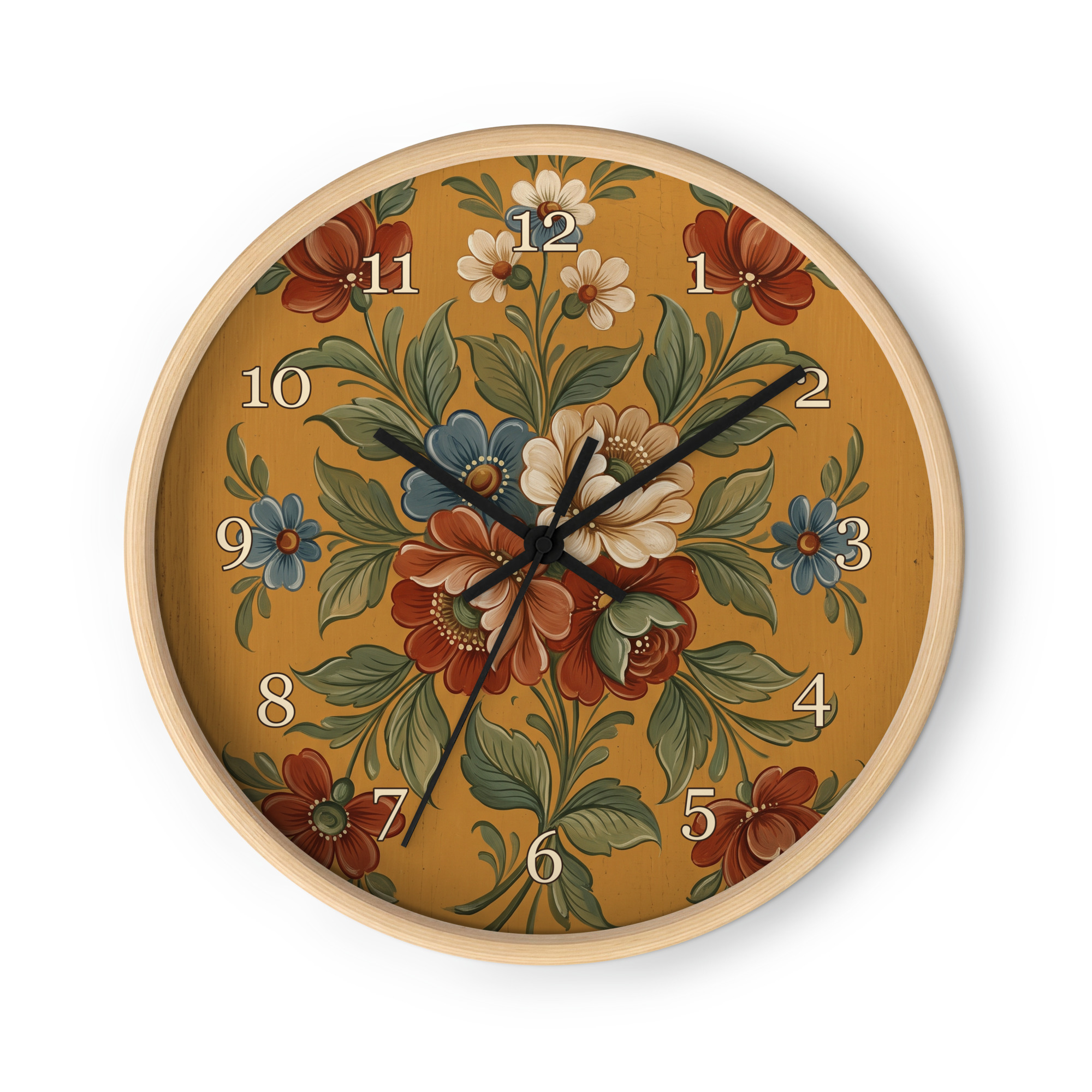 Norsk rosemaling - Østerdal-stil, varm oker - Bilde 3